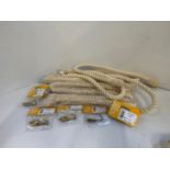 5x Pairs of Curtain Tie Backs and Fittings