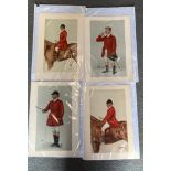 4x Original Vanity Fair Prints - Fox Hunters