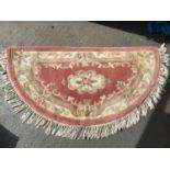 Semi Circular Rug - 140cm Wide