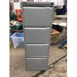 Bisley Four Drawer Filing Cabinet