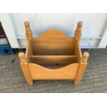 Pine Magazine Rack