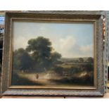 Gilt Framed Oil on Canvas - Visible Picture 55cm x 43cm