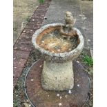 Concrete Bird Bath