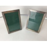 Pair of Engine Turned Photo Frames