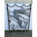 Hand Made Mermaid Garden Gate - 92cm x 122cm