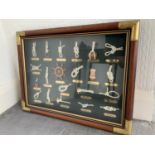 Framed Nautical Knot Display - 60cm