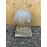 Concrete Garden Sphere Finial - 30 cm