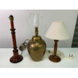 3x Table Lamps