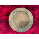 Brass Art Nouveau Tray - 26cm