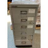 Bisley Six Drawer Filing Cabinet