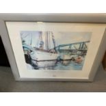 Framed Print - John Singer Sargent - Boats at Anchor