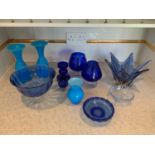 Blue Glassware