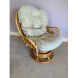 Bamboo Swivel Chair