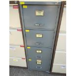 Four Drawer Metal Filing Cabinet