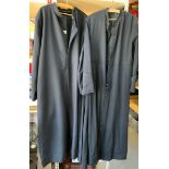 3x Black Ecclesiastical Vestments