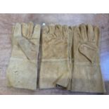 3x Pairs of Welding Gauntlets