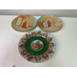 2x Royal Doulton Plates - Portia and Wolsey and One Other