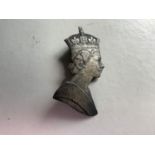 Silver Brooch - Queen Elizabeth 11