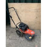 Wheeled Petrol Strimmer - Briggs and Stratton Engine - Working