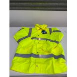 Hi-Vis Jacket with Hood - Size M and Waistcoats Size L and XL