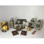 Steins, Toby Jug and Brassware etc