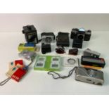 Various Cameras, Vintage and Modern Bulbs etc