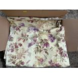 Pair of Floral Curtains - 99.5" Drop x 80" Wide