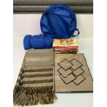 Pop up Storage Bag, Table Runner and Picnic Blanket etc