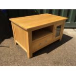 Modern Television Unit with Cupboard and Drawer