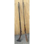 2x Replica Flintlock Rifles