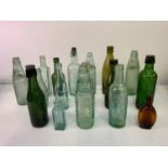 Collection of Vintage Glass Bottles