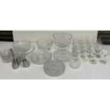 Glassware - Cake Plates, Bowls and Glasses etc