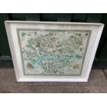Framed Map - York