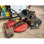 Snapper Ride On Lawnmower - Seen Running