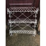 Ornate Wire Wall Mounted Plant Rack - 82cm W x 80cm H