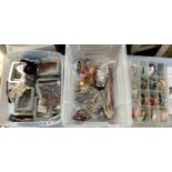 3x Boxes of Bead Making Supplies - Wire Head Pins, Strings and Bangles etc