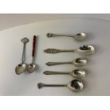 7x Various Spoons - Some Silver