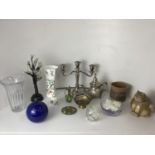 Aynsley China, Pottery, Platedware, Brassware and Paperweight etc