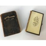 Miniature Bone Covered Prayer Book and Amateur Gardening Book