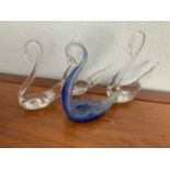 Glass Swans