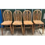 Set of Wheelback Chairs