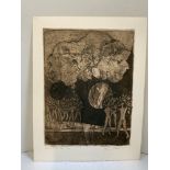 Signed Roger Gerster Etching with Aquatint - Nude Figures
