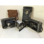 Vintage Kodak Cameras in Cases