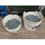 2x Tubs of Galvanised Nails