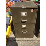 Two Drawer Metal Filing Cabinet