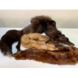 3x Fur Stoles