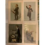 4x Original Vanity Fair Prints - Musicians