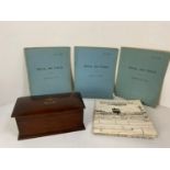 RAF Exercise Books and RAF India Tea Caddy etc