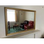 Gilt Framed Bevel Edged Mirror - 100cm x 69cm