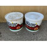 2x Part Tubs of 12 Litre Wickes Timbercare